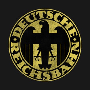 Deutsche Reichsbahn German Steam Railway Monogram Logo T-Shirt