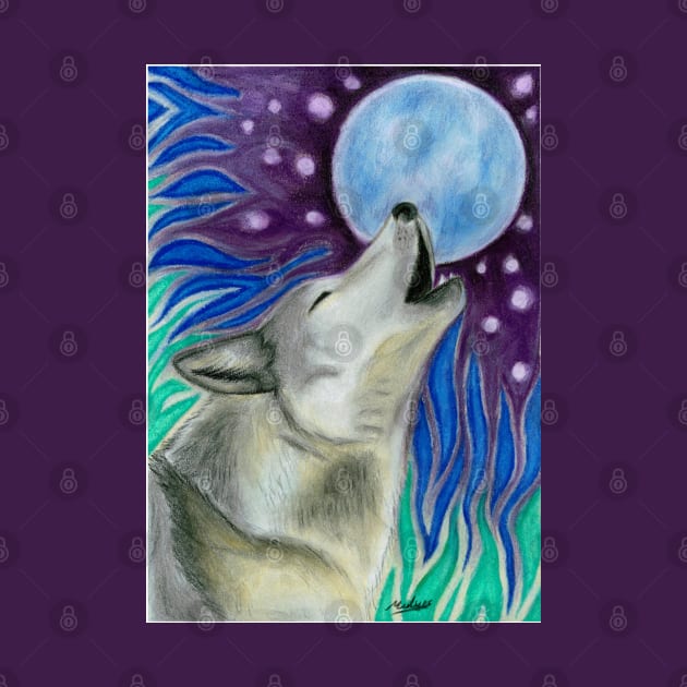Howling wolf by MelanieJeyakkumar