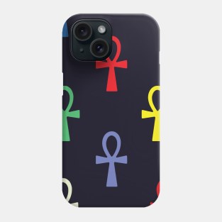 Colorful Ankh Pattern Phone Case