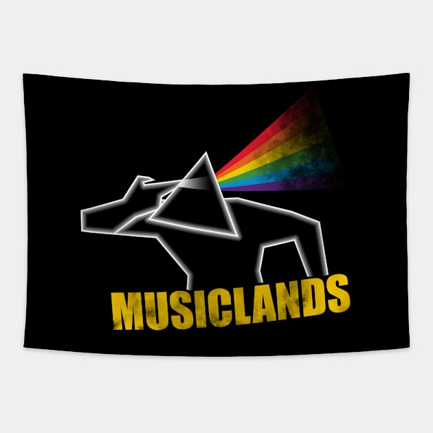 Musiclands-gamer music parody Tapestry by ntesign