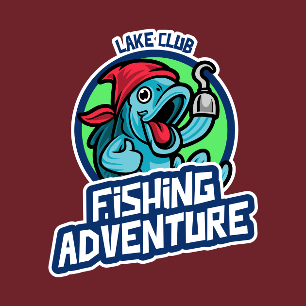 Lake Club Fishing Adventure by SJR-Shirts