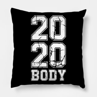 2020 Body - New Year Resolution Gym Fitness Workout Motivation Design Pillow