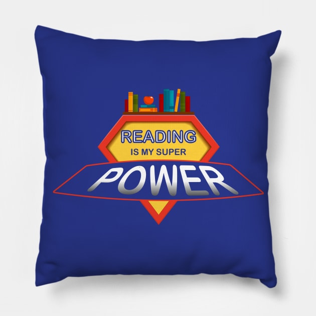 Super Reader Pillow by shazstudio