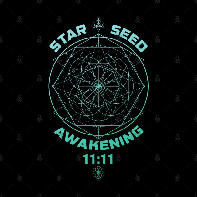 Starseed Awakening 11:11 Sacred Geometry by LadyMoldavite