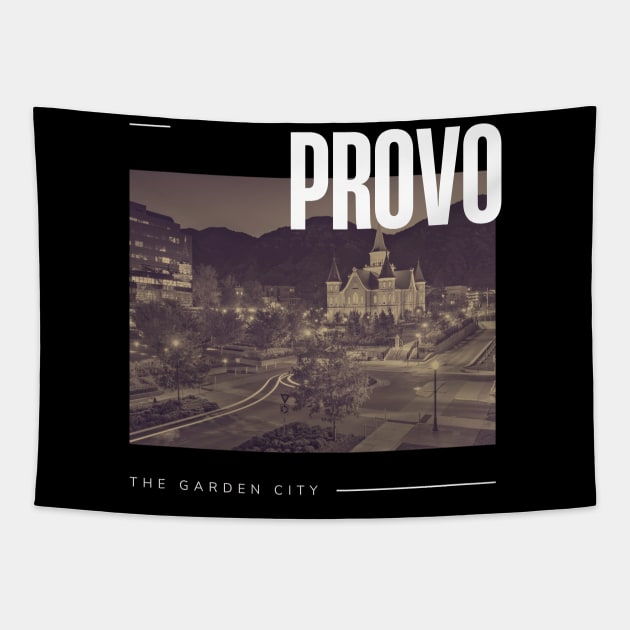 Provo city Tapestry by Innboy