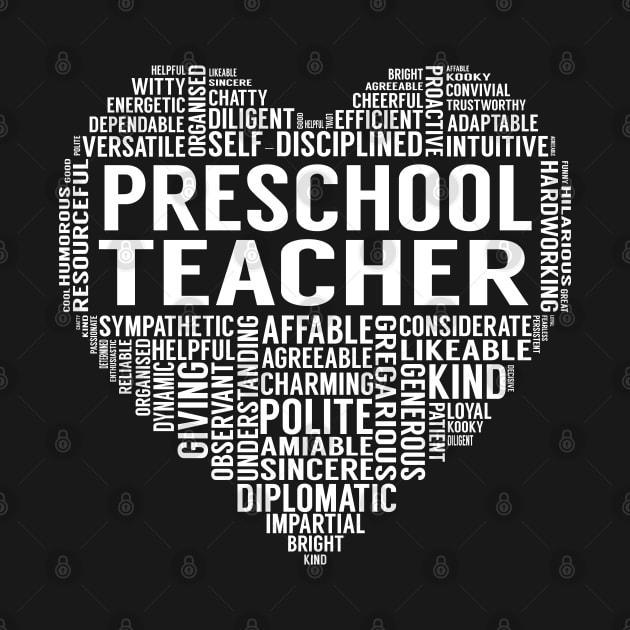 Preschool Teacher Heart by LotusTee