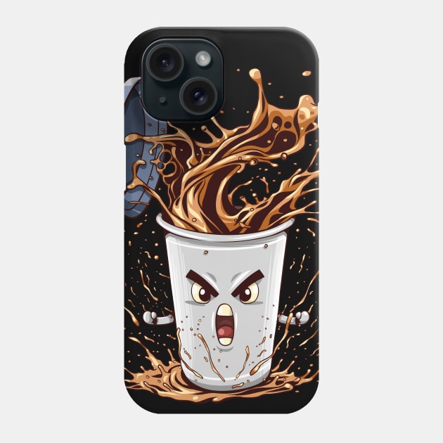 coffee super energy Phone Case by albertocubatas