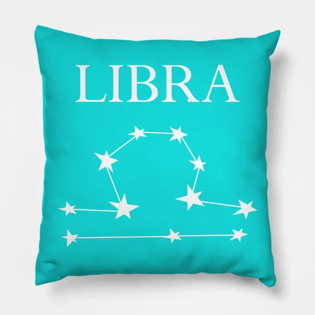 Libra Symbol Pillow by JevLavigne