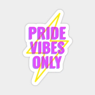 Pride Vibes Only Magnet