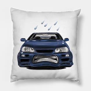 Angry R34 Skyline Pillow