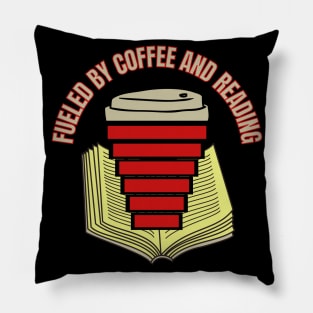 Fueled By Coffee And Reading Pillow