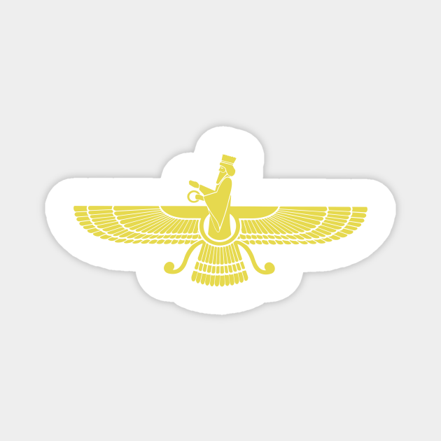 Faravahar - Zoroastrian symbol design -Zoroastrianism religion ...