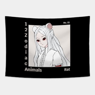 rat - 12 zodiac animals Tapestry