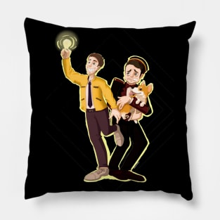 Everything is connected! - without background Pillow