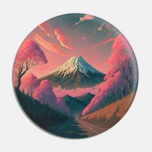 Mount Fuji Pin