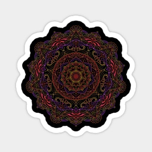 Autumn Mandala Magnet