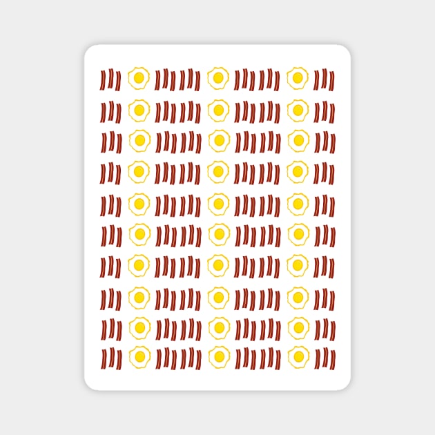 BACON Strips And Eggs Magnet by SartorisArt1