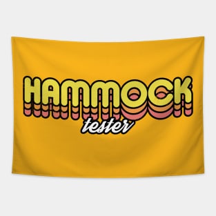 Retro Hammock tester Tapestry