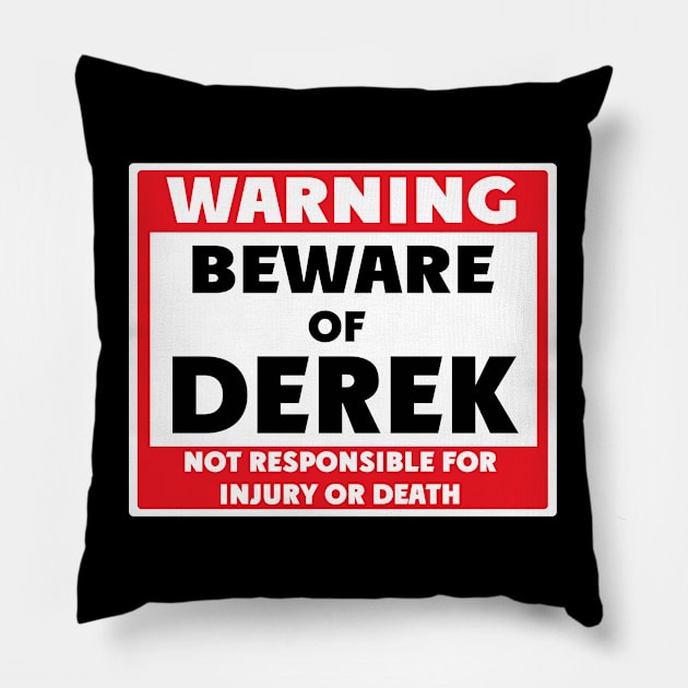 Beware of Derek Pillow by BjornCatssen