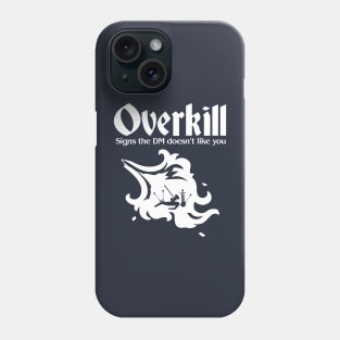 Pen and paper overkill Phone Case