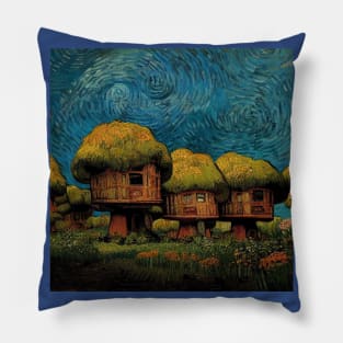 Starry Night in Kashyyyk Pillow