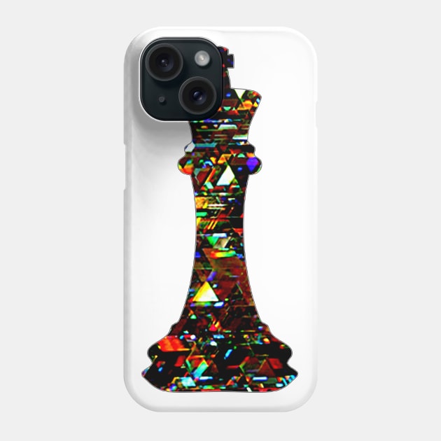 Chess Piece - The King 3 Phone Case by The Black Panther