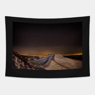 Pen y Fan at night in the Brecon Beacons National Park Tapestry