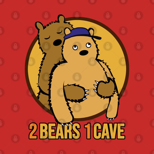 2 bears hugging by Brash Ideas