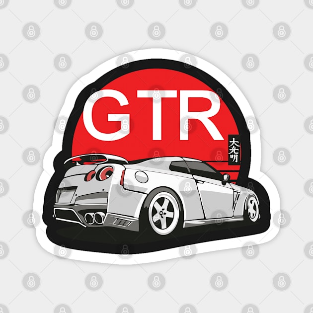 Nissan GTR Magnet by artoriaa