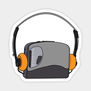 Cool Portable Cassette Audio Player Magnet