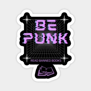 Read Banned Books cyberpunk version Magnet