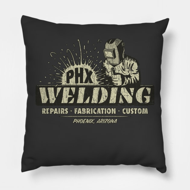 PHX Welding 1985 Pillow by JCD666