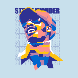 Stevie Wonder Pop Art T-Shirt