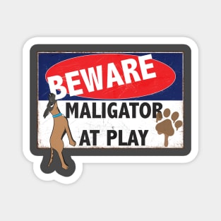 Maligator at Play! Magnet