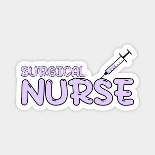 Surgical Nurse Purple Magnet