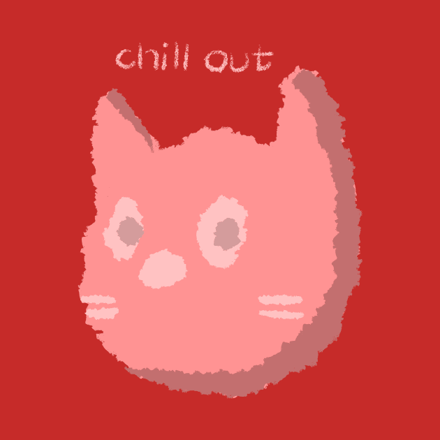 "chill out" Cat by FadedFigments