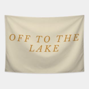 off to the lake Tapestry