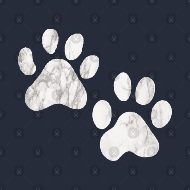 Marble Paw prints by Kyko619