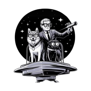 Funny Dog Spy - Cosmic Adventure T-Shirt