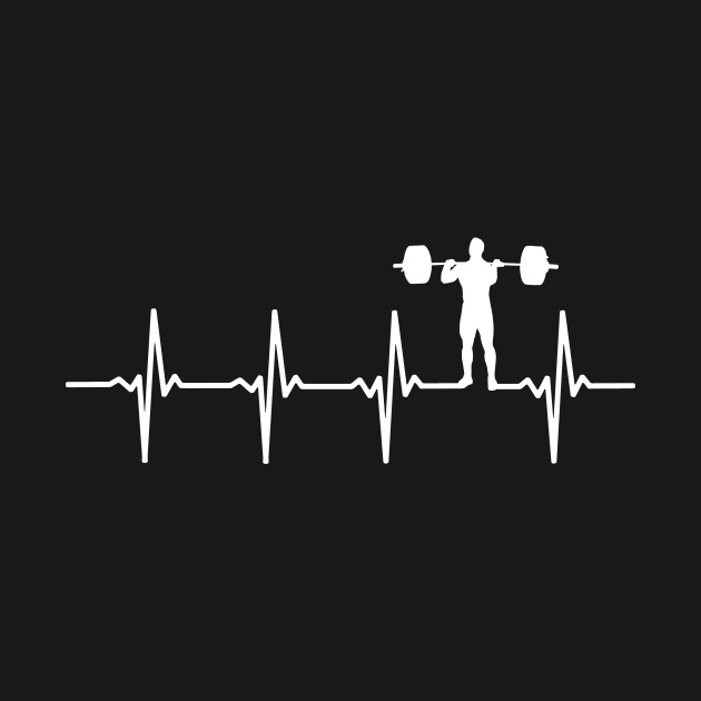 Weight Lifting Heartbeat Gift For Weightlifters Weightlifting T