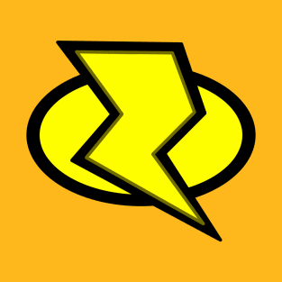 Lightning Bolt Logo - Yellow T-Shirt