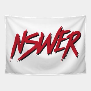 NMIXX NSWER typography Tapestry