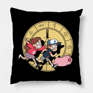 Retro Art The Adventures About Secrets Pillow