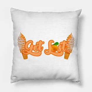 ORANGE SWIRL LOGO Pillow