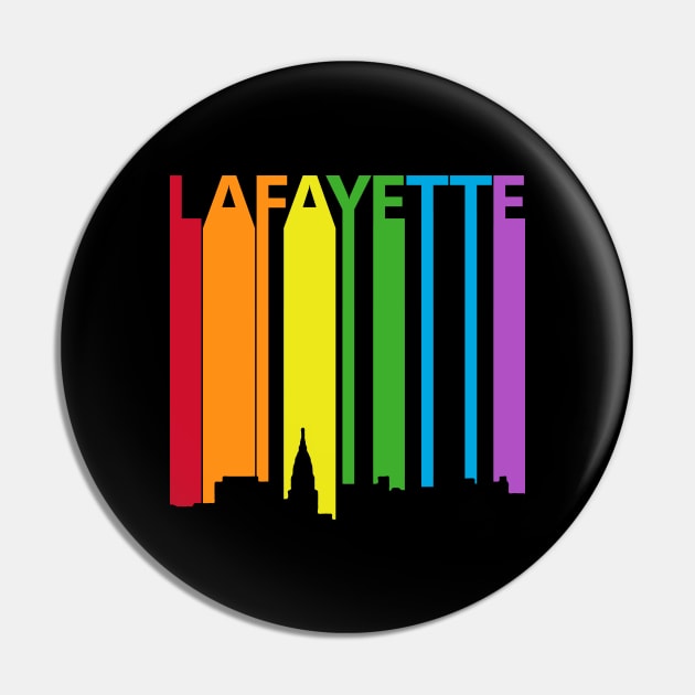 Lafayette LGBT Pride Support Pin by GWENT