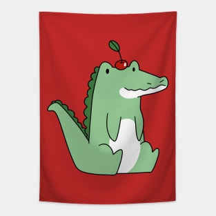 Cherry Alligator Tapestry