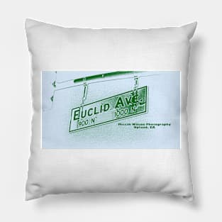 Euclid Avenue, Upland, California by Mistah Wilson Pillow