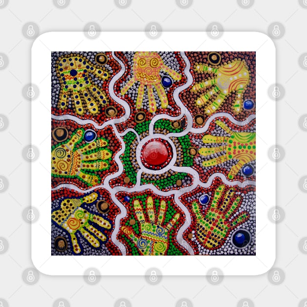 2019 NAIDOC ,VOICE. TREATY. TRUTH Magnet by kunjawildifeart