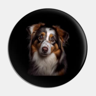 Sweet Australian Shepherd Gift For Dog Sports, Dog Lovers, Dog Owners Or For A Birthday Pin