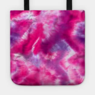 Vibrant Pink Tie-Dye Tote